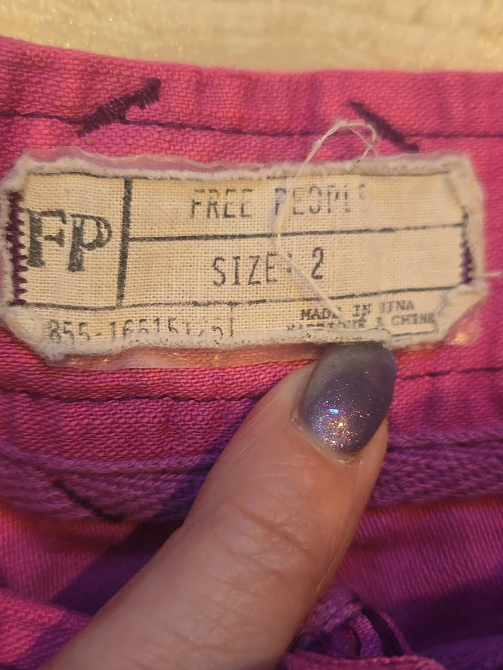 Free People Pink Raw Edge Shorts - Picture 5 of 11